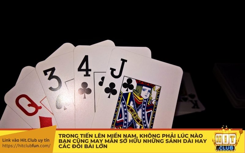 Trong Tiến Lên Miền Nam, không phải lúc nào bạn cũng may mắn sở hữu những sảnh dài hay các đôi bài lớn